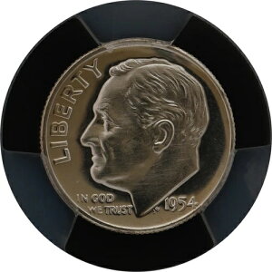 PR68 1954 PCGS �O���[�f�b�h �v���[�t �V���o�[ ���[�Y�x���g �_�C�� �� �����ʃR�C�� PR 68