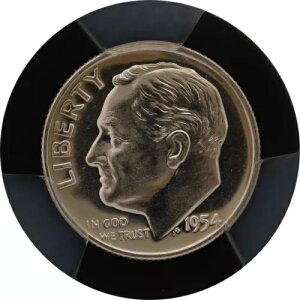 PR68 1954 PCGS �O���[�f�b�h �v���[�t �V���o�[ ���[�Y�x���g �_�C�� �� �����ʃR�C�� PR 68