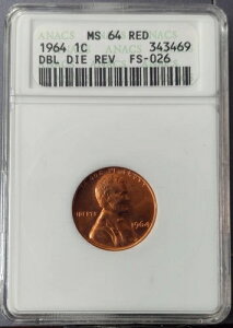 1964 �����J�[���L�O�� DDR FS-801 ~ ANACS MS64RD ~ ���͂Ŋ󏭂� DDR!