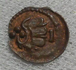 1622年 カメンツ ドイツ 1ペニヒ ユニフェイス エンジェルウィングコイン AU-UNC 希少 素晴らしい