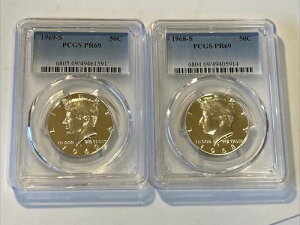 1968N1969N-S 50Zg PlfB n[t_[ PCGS PR69 2Zbg