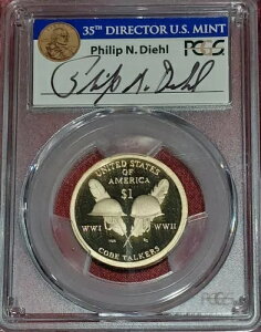 2016-S lCeBuAJ $1 DIEHL TCx R[hg[J[Y h PCGS PR69 DCAM