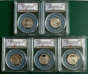2014 S CLAD AMERICA THE BEAUTIFUL QUARTERS PCGS PR69 DCAM �f�B�[�v�J���I 5���Z�b�g