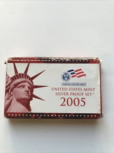 アメリカ造幣局 シルバープルーフセット 2005年 州クォーター