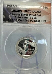 2015 S �V���o�[�N�H�[�^�[�Z�b�g ANACS PR70 DCAM �t�@�[�X�g�X�g���C�N �኱�̃V�~
