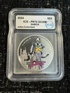 2024N W[J[ DC J[CY 1IX Vo[RC TA $5 p[tFNg ICG PR70 DCAM