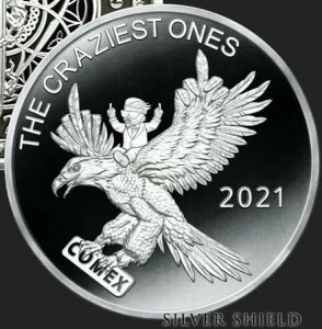 1�I���X �V���o�[ �v���[�t The Craziest Ones .999 ���� COA BOX �E�H�[���X�g���[�g�x�b�c �C�[�O�� �R���b�N�X