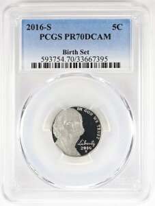 2016-S �v���[�t �W�F�t�@�[�\�� �j�b�P�� PCGS PR70 DCAM �f�B�[�v �J���I 5 �Z���g �o�[�X �Z�b�g - ���[ �|�b�v!