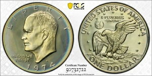 1974-S AC[n[h 1h PR68DCAM PCGS