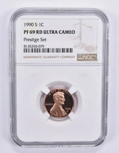 1990-S �����J�[���L�O�كZ���g �v���X�e�[�W�Z�b�g PF69 RD UCAM NGC