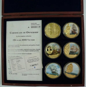 HMS Victory 250���N�L�O �v���[�t���_��6���ACoA�ƃ{�b�N�X�t�� (�Z�b�gI) -