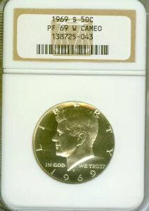 1969-S v[t PlfB n[t_[ 50Zg NGC PF69 JIA#725-043