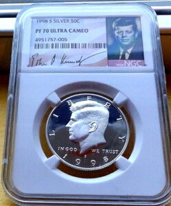 1998-S NGC PF70 EgJI Vo[ PlfB n[t_[ 50Zg -005
