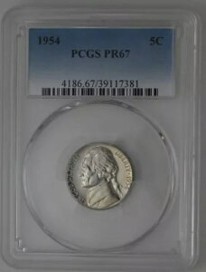 PR67 1954NWFt@[\jbP PCGSO[h US 5C v[t P-MINT EXACT RC1