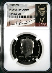 1980-S �v���[�t �P�l�f�B �n�[�t�_���[ NGC PF-70 UCAM �X�y�V�������x�� Bx 84