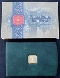 2002年 カナダ シルバー プルーフ 8枚セット エリザベス2世 ゴールデンジュビリー オリジナルパッケージ & COA