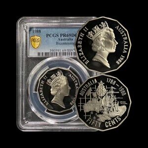 I[XgAB1988NA50Zg - PCGS PR69 - QEIIAt@[XgEt[gAj[zhAVhj[