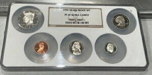 1999-S NGC PF69 UCAM - �č������� �V���o�[ �v���[�t 5 �R�C�� - �E���g�� �J���I - 5 �R�C�� �Z�b�g!