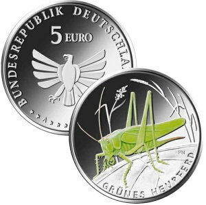 記念硬貨 ドイツ 2024 Pf - グリーン ホイプフェルト - プルーフ