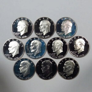 1776-1976�N �A�C�[���n���[����200���N�L�O�h�� - �^�C�v2 - �n�[�t���[��10���Z�b�g