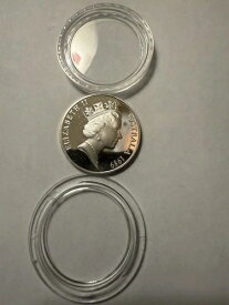 1989年 オーストラリア王立造幣局 シルバー 10ドル プルーフ クイーンズランドコイン - 箱＆保証書 #16084