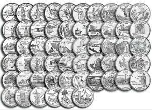 �B�N�H�[�^�[�d�݂ƕč��̓y�A1999-2009�N P&D Mints 112���̖����ʃN�H�[�^�[�d��