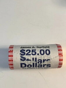 2011年 ジェームズ・A・ガーフィールド 未開封 25枚入り ミントロール 大統領ドル UNC