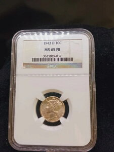 1943�N D NGC MS65FB �}�[�L�����[�_�C���R�C��