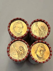 2010年 ジェームズ・ブキャナン 未開封 25枚入り ミントロール 大統領ドル UNC