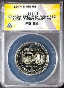 1974N 1h Ji_W{ EBlyO100NLO MS 68 ANACS # 7726068 + {[iX