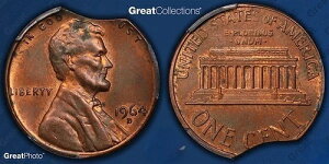 ErRoR 1964-D �����J�[�� �Z���g �N���b�v�h �v�����V�F�b�g PCGS MS-63 RB...