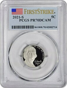 2021 S 5C WFt@[\ jbP O[h PCGS AS PR70 DCAM "GEM" MB 5258
