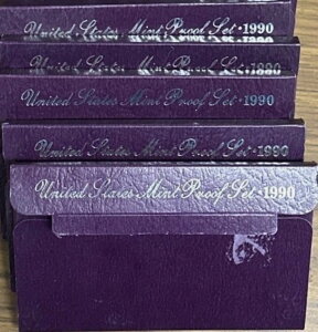 ���b�g/5 (25 ��) 1990 �v���[�t �Z�b�g�A�~���g���s�A�I���W�i�� �{�b�N�X & COA�A���J���A��������!