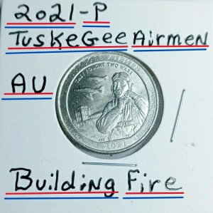2021PTuskegee Quarter Error AU Burning Building Early Starting Strick Thru Gem%%