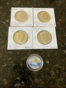 4 1965 1967 1968D 1969D 40% Vo[RCbg PlfB n[t_[ MS 50Zg