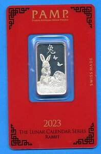 2023 PAMP �X�C�X 10g .999 �V���o�[�o�[ �E�T�M ���A��V���[�Y ���̓J�[�h