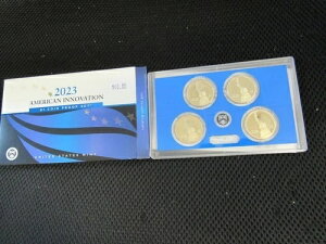 2023-S アメリカン・イノベーション 1ドル硬貨 リバース・プルーフセット。ミントボックス&COA付き