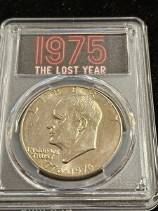 1976�N�i1975�N�j�~���g�Z�b�g �A�C�[���n���[ IKE �h�� PCGS BU THE LOST YEAR���x��