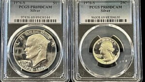1976-S Vo[ AC[n[ ACN v[t h 1 h & Vg NH[^[ PCGS PR69DCAM