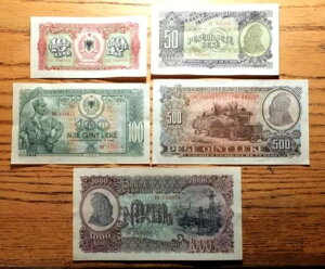 �A���o�j�A-1957- 5 �m�[�g UNC�B�Z�b�g -10�A50�A100�A500�A1000 LEK-�uBSHSH�v������ - HKNS1