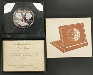 1972�N �W���}�C�J - 10�h�� - �Ɨ��L�O - 1.5�I���X �V���o�[ �v���[�t �N���E���i�Ӓ菑�t���j