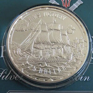 HMS VICTORY 2005 1�I���X $25 .999 �t�@�C���V���o�[�v���[�t �\���������� - coa