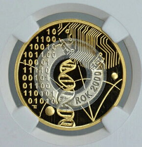 |[h 200YEHeBb` 2000 ݁i9.74g j NGC PF67u~jAv