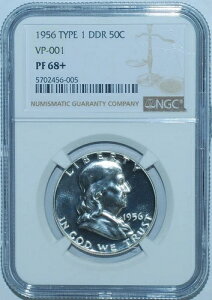 1956 NGC PR68+ VP-001 DDR �_�u���_�C ���o�[�X T1 �^�C�v1 Rev �t�����N���� �n�[�t�_���[