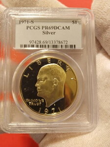 ???1971-S AC[n[ Vo[ 1h PCGS PR69DCAM???
