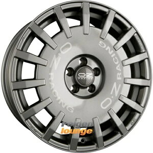 4x OZ RALLY RACING �_�[�N�O���t�@�C�g + �V���o�[���^�����O 8x17 ET35 5x100-