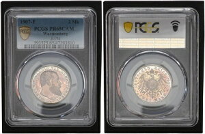 exN 2 }[N 1907 F Bw 2  PCGS PR65CAM |bVv[g 104649-