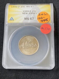 1999-D Vg NH[^[ j[W[W[ MS67 ANACS M170