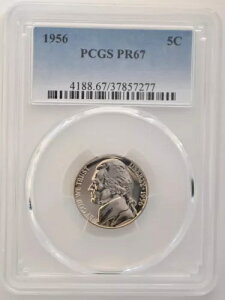 PR67 1956NWFt@[\jbP PCGSO[h US 5C v[t P-MINT EXACT RC1
