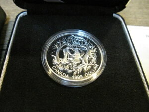 1999年カナダ1ドル銀貨プルーフ - 国際高齢者年 - #-31